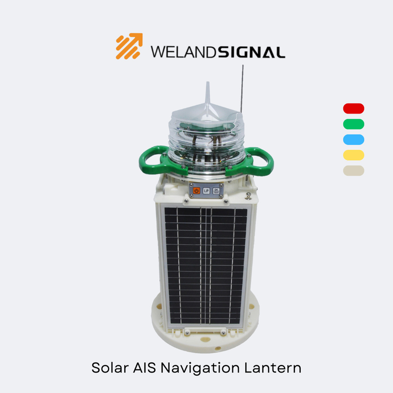 Feux de navigation pour bateaux à énergie solaire AIS60 IP68 avec intégration globale transparente GPS et Beidou, navigation intelligente