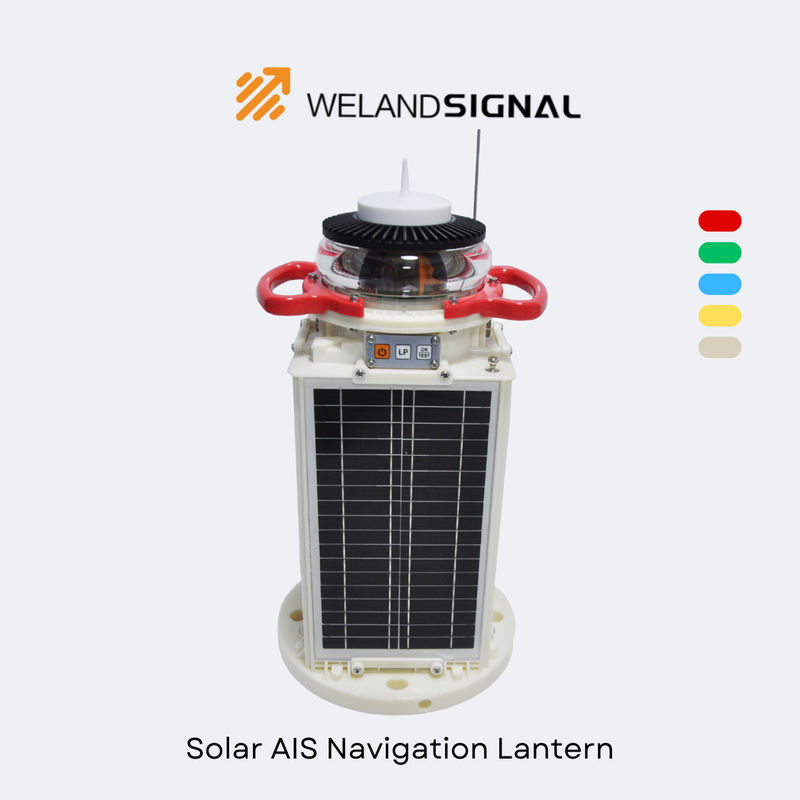 Feux de navigation pour bateaux à énergie solaire AIS60 IP68 avec intégration globale transparente GPS et Beidou, navigation intelligente